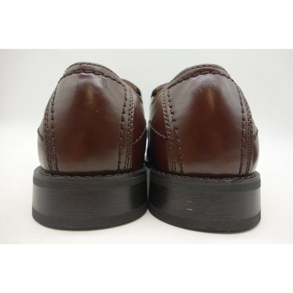 Joseph Abboud Brown Leather Slip On Loafers Shoes Men\'s 10.5 M main image 11